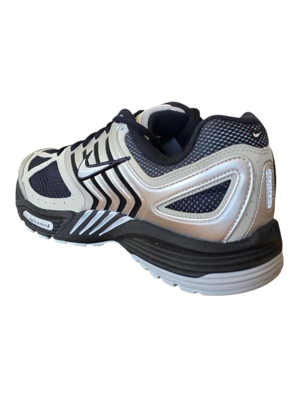 Nike Air Pegasus 2K5 Mens Size 12 Metallic Silver Flat Silver Black HQ5403 001